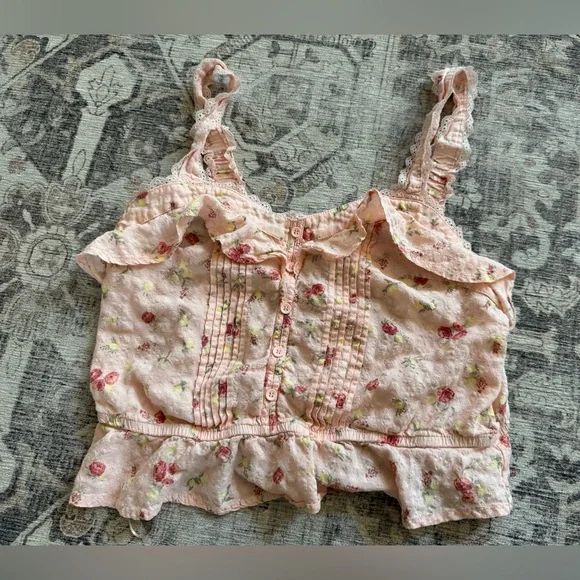 And Now This Floral Tank Top, Size Medium - Picture 3 of 10